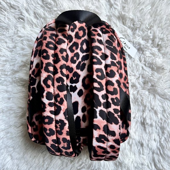Dani Mini Backpack Circus by Sam Edelman Leopard Print NWT - Picture 6 of 13
